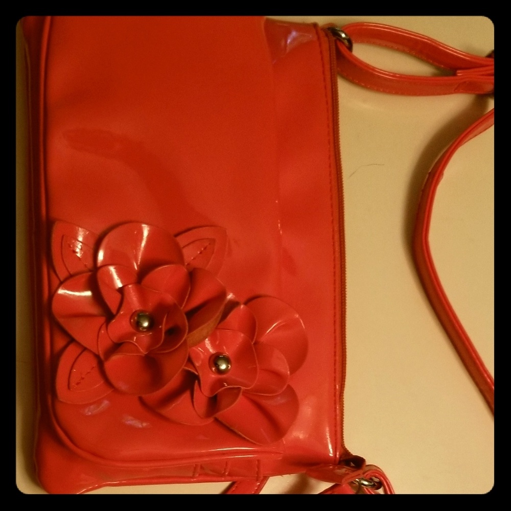 Nicole by Nicole Miller Tangerine OTS Purse